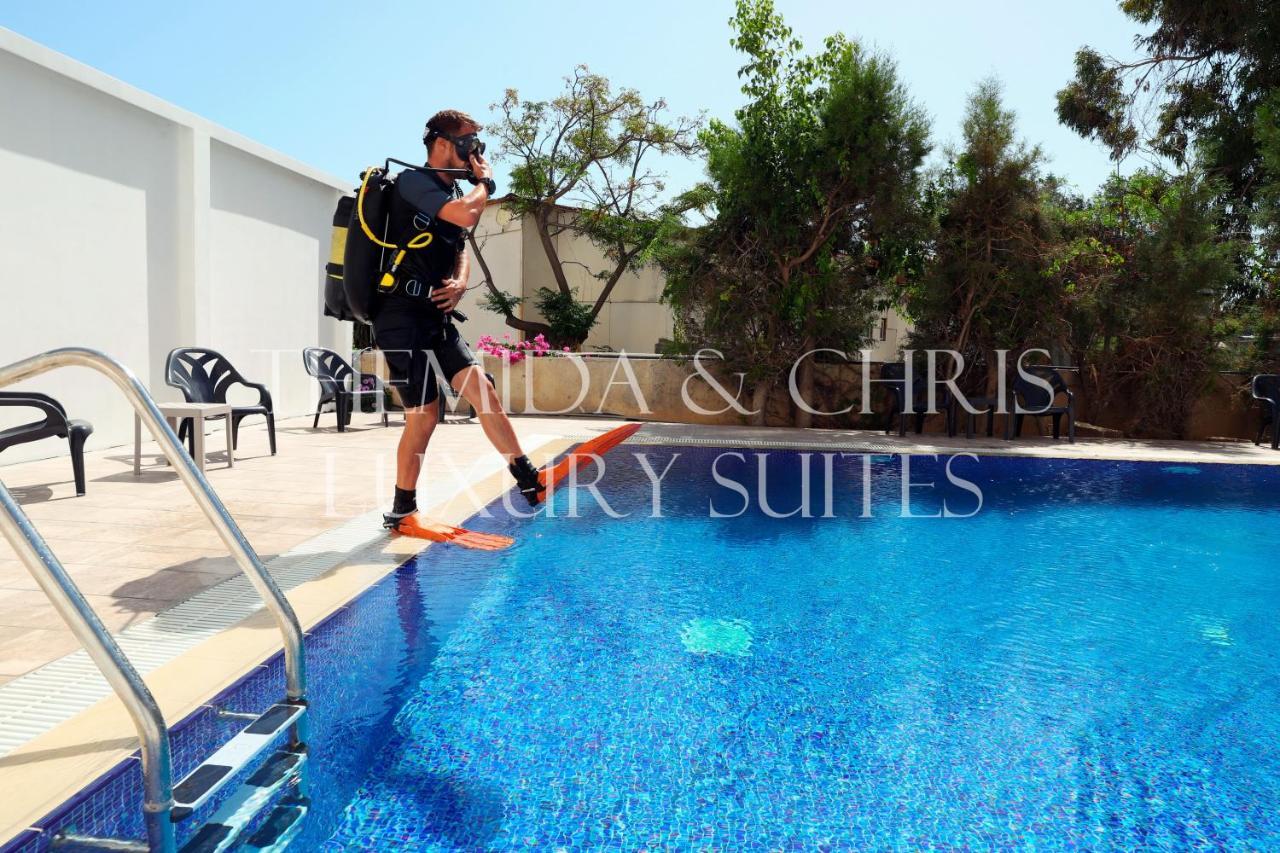Luxury Penthouse 1Br-Seafront-Seasonal Pool-Central Larnaca Eksteriør billede