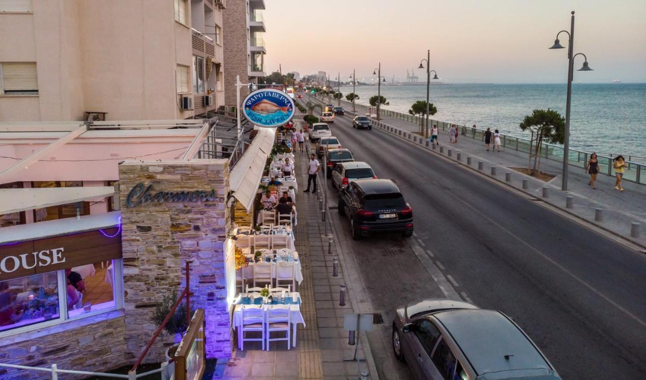 Luxury Penthouse 1Br-Seafront-Seasonal Pool-Central Larnaca Eksteriør billede